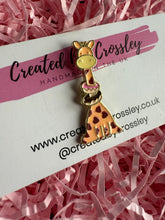 Load image into Gallery viewer, Giraffe Pin Badge

