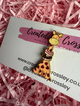 Load image into Gallery viewer, Giraffe Pin Badge
