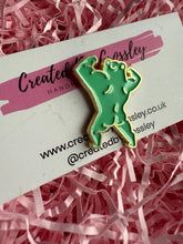 Load image into Gallery viewer, Muscle Frog Pin Badge

