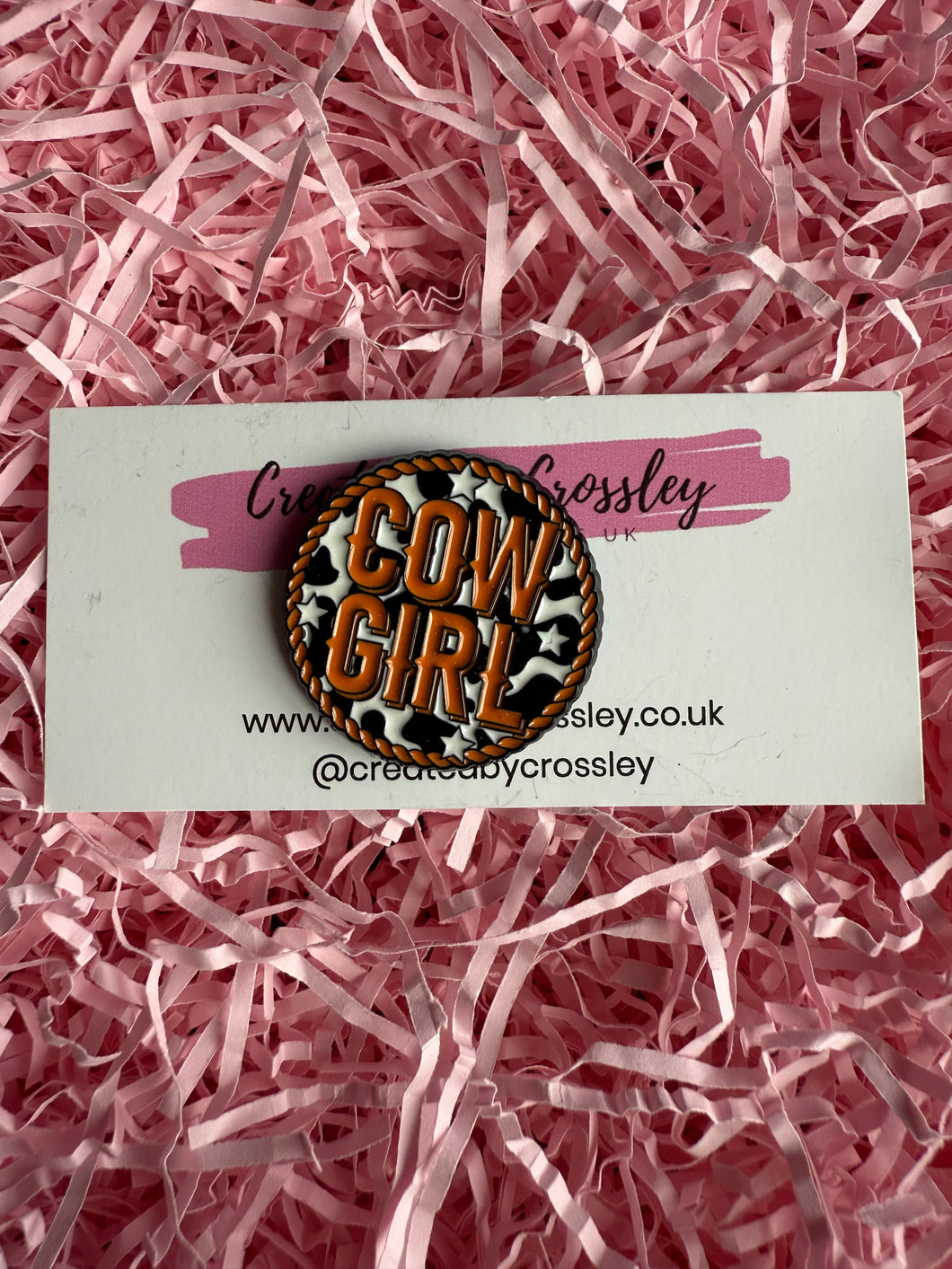Cowgirl Pin Badge