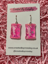 Load image into Gallery viewer, Hot Pink Sweets Charm Earrings
