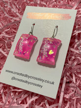 Load image into Gallery viewer, Hot Pink Sweets Charm Earrings
