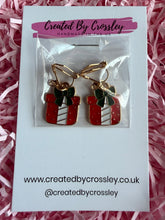 Load image into Gallery viewer, Christmas Present Clip On Earrings
