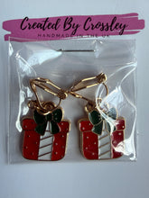 Load image into Gallery viewer, Christmas Present Clip On Earrings

