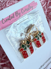 Load image into Gallery viewer, Christmas Present Clip On Earrings

