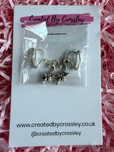Load image into Gallery viewer, Mini Candycane Clip On Earrings
