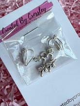 Load image into Gallery viewer, Mini Candycane Clip On Earrings

