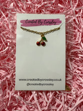 Load image into Gallery viewer, Cherry Charm Necklace
