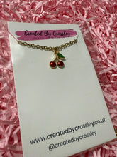 Load image into Gallery viewer, Cherry Charm Necklace
