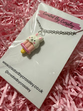 Load image into Gallery viewer, Rabbit Lollipop Charm Necklace
