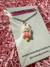 Load image into Gallery viewer, Rabbit Lollipop Charm Necklace
