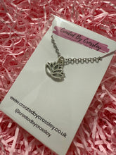 Load image into Gallery viewer, Lotus Flower Charm Necklace
