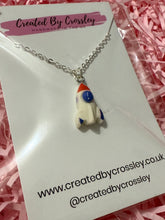 Load image into Gallery viewer, Rocket Charm Necklace
