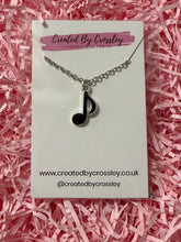 Load image into Gallery viewer, Music Note Charm Necklace
