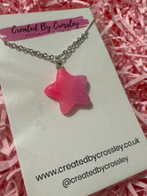 Load image into Gallery viewer, Pink Star Charm Necklace
