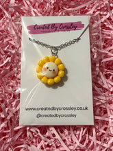 Load image into Gallery viewer, Yellow Flower Charm Necklace
