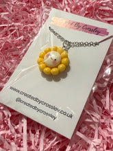 Load image into Gallery viewer, Yellow Flower Charm Necklace
