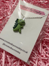 Load image into Gallery viewer, Dinosaur Charm Necklace

