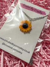 Load image into Gallery viewer, Sunflower Charm Necklace
