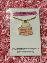 Load image into Gallery viewer, Pawsitive Cat Charm Necklace
