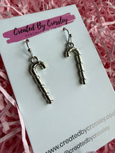 Load image into Gallery viewer, 3D Candycane Charm Earrings
