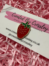 Load image into Gallery viewer, Strawberry Pin Badge
