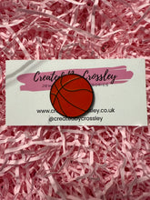 Load image into Gallery viewer, Basketball Pin Badge
