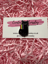 Load image into Gallery viewer, Pride Cat Pin Badge
