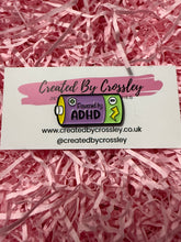 Load image into Gallery viewer, Powered by ADHD Pin Badge
