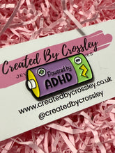 Load image into Gallery viewer, Powered by ADHD Pin Badge
