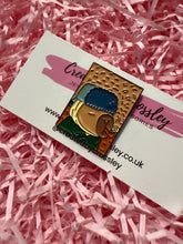 Load image into Gallery viewer, Capybara Painting Pin Badge
