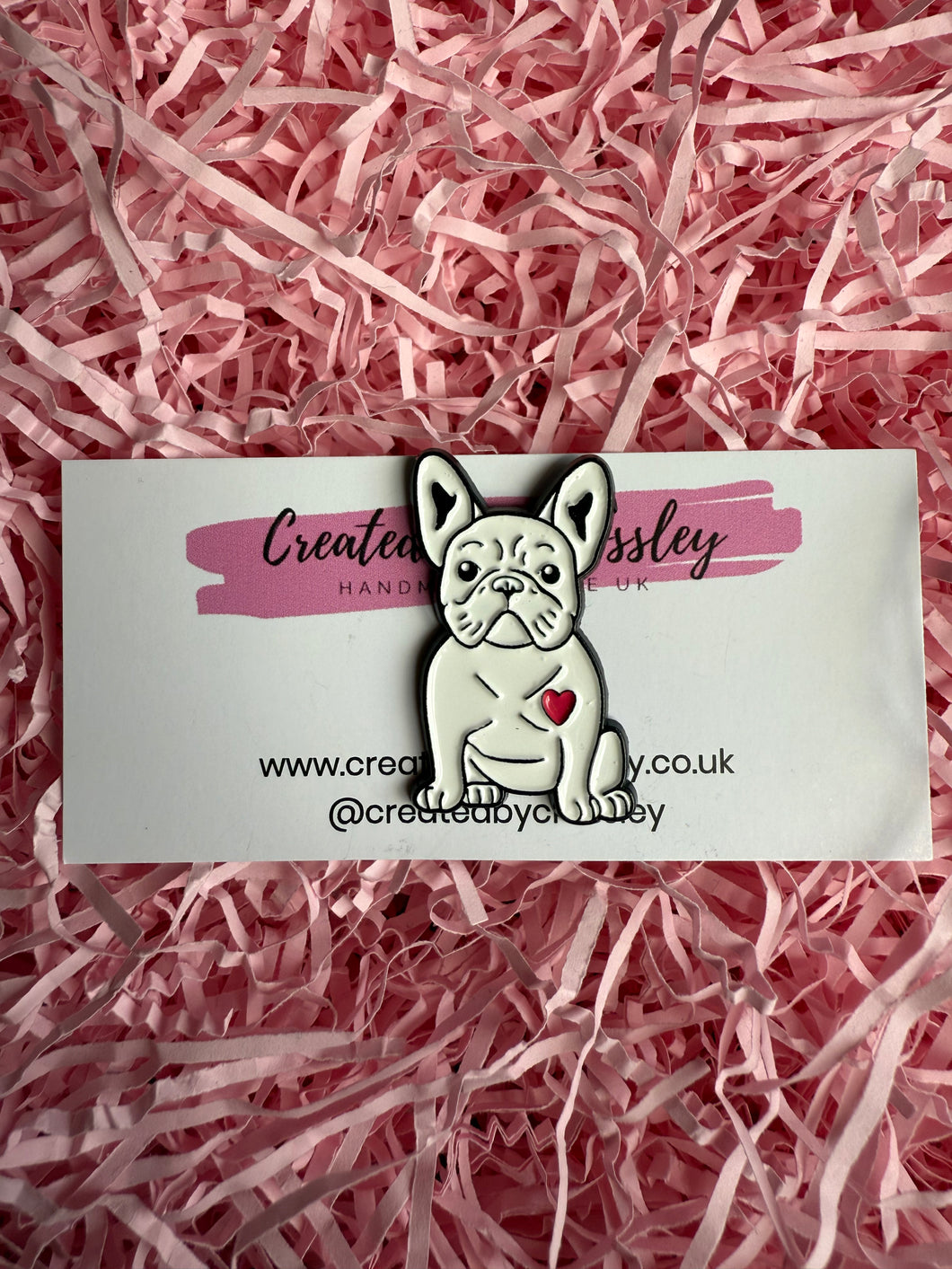 Frenchie Pin Badge