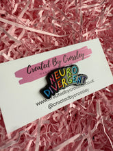 Load image into Gallery viewer, Neurodivergent Pin Badge
