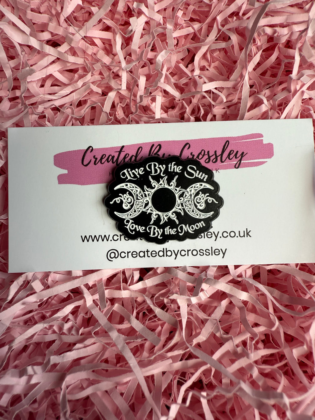 Sun Moon Pin Badge