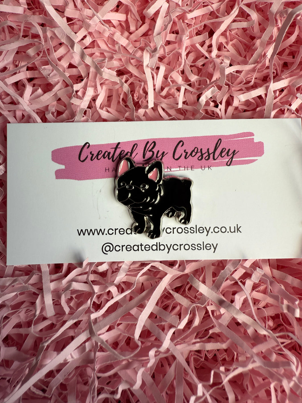 Frenchie Pin Badge