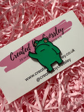 Load image into Gallery viewer, Rude Frog Pin Badge

