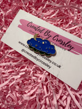 Load image into Gallery viewer, Blue Cloud Pin Badge
