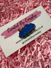 Load image into Gallery viewer, Blue Cloud Pin Badge
