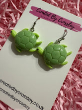 Load image into Gallery viewer, Turtle Charm Earrings
