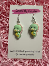 Load image into Gallery viewer, Seahorse Charm Earrings
