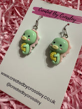 Load image into Gallery viewer, Seahorse Charm Earrings
