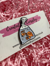 Load image into Gallery viewer, Fish in a Bag Pin Badge
