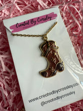 Load image into Gallery viewer, Cowboy Boot Charm Necklace
