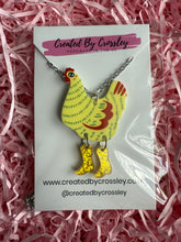Load image into Gallery viewer, Yellow Chicken Charm Necklace
