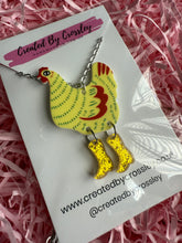 Load image into Gallery viewer, Yellow Chicken Charm Necklace
