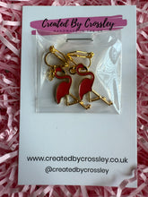 Load image into Gallery viewer, Flamingo Clip On Earrings
