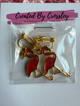 Load image into Gallery viewer, Flamingo Clip On Earrings
