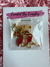 Load image into Gallery viewer, Flamingo Clip On Earrings
