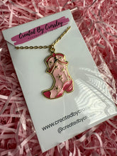 Load image into Gallery viewer, Cowboy Boot Charm Necklace
