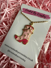 Load image into Gallery viewer, Cowboy Boot Charm Necklace
